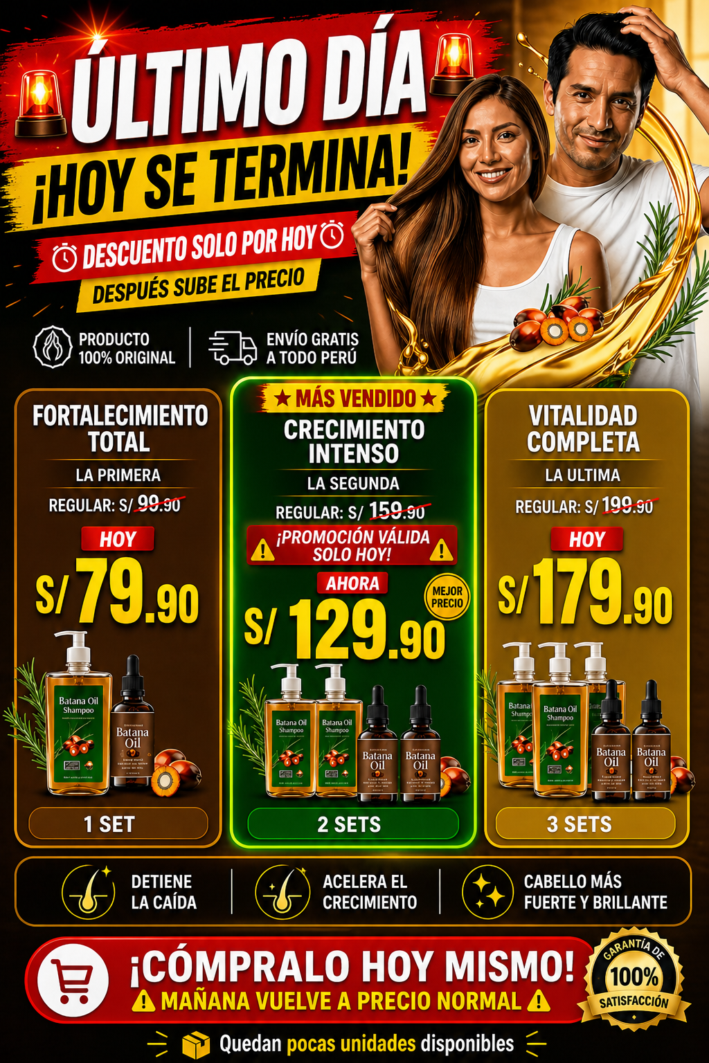 🌿Tratamiento Capilar de Batana: Shampoo + Serum
